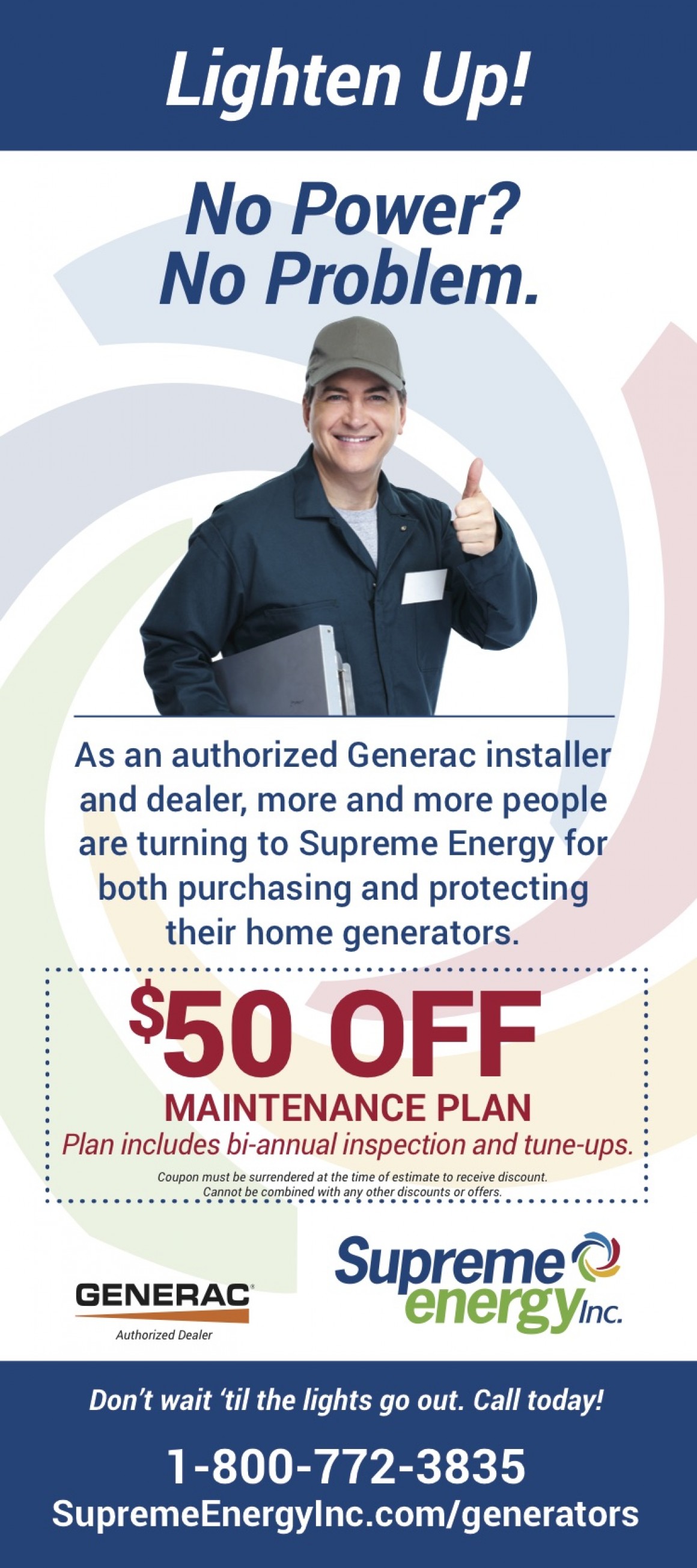 Supreme Energy Bookmark Ads