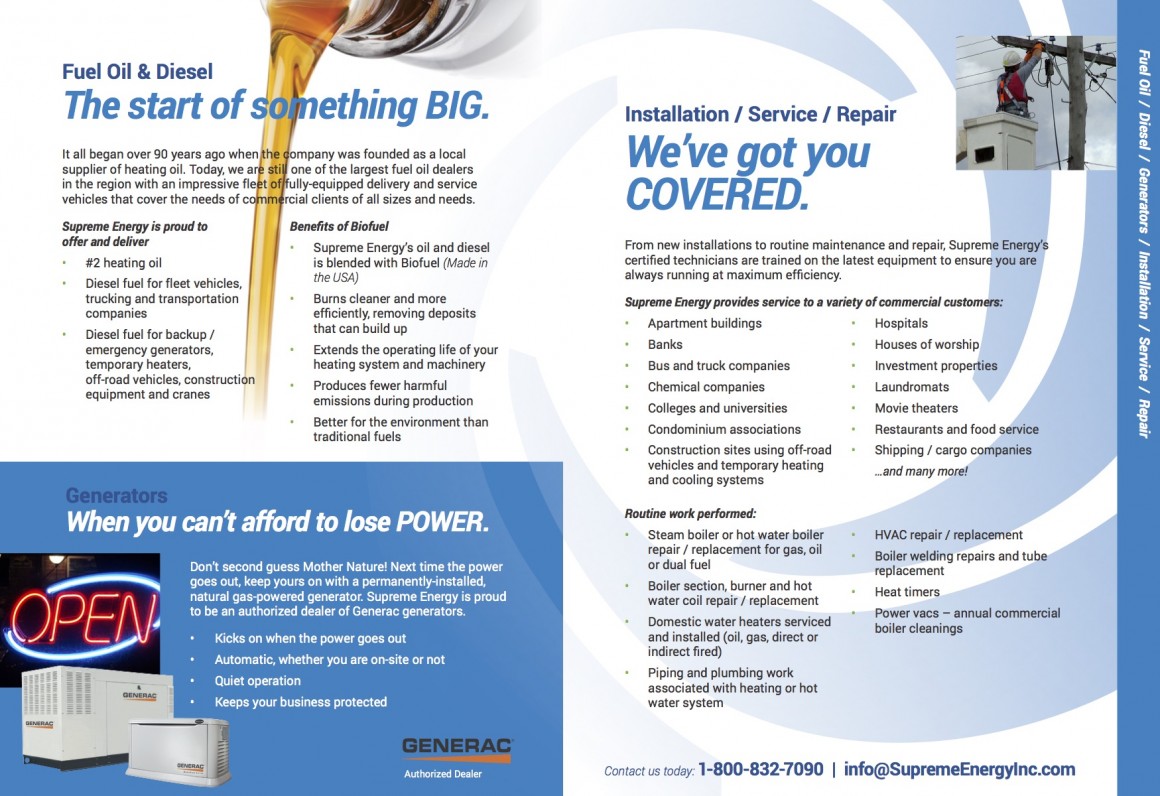 Supreme Energy Brochures